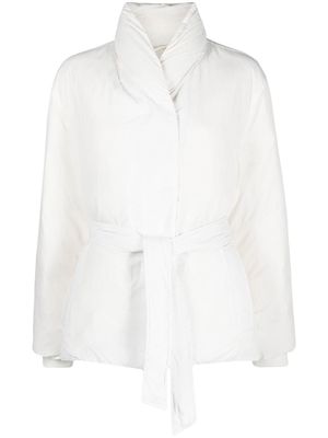 Calvin Klein down wrap puffer jacket - White
