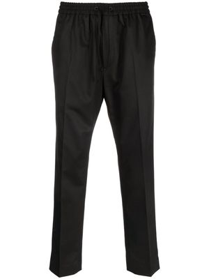 Calvin Klein drawstring-waistband chino trousers - Black