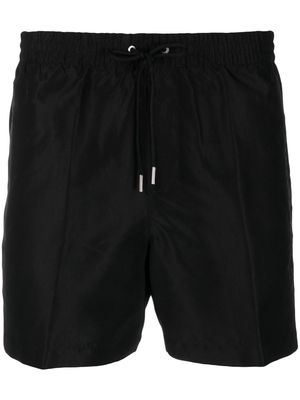 Calvin Klein elasticated drawstring-waistband swim shorts - Black
