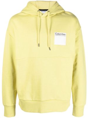 Calvin Klein Elementa Photo drawstring hoodie - Yellow