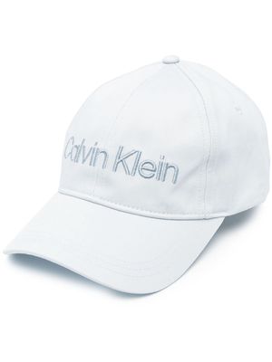 Calvin Klein embroidered-logo baseball hat - Blue