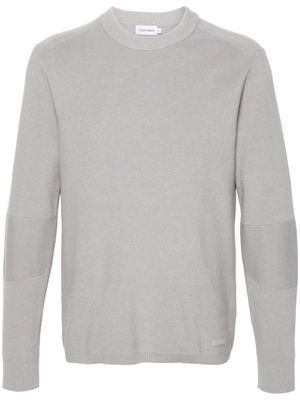 Calvin Klein fine-knit crew-neck jumper - Grey