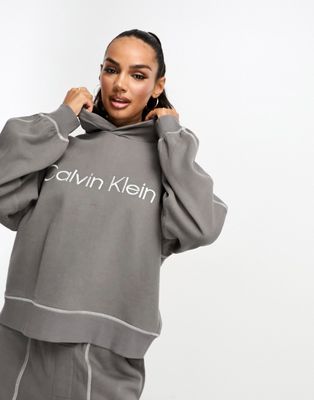 Calvin Klein Future Shift hoodie in gray