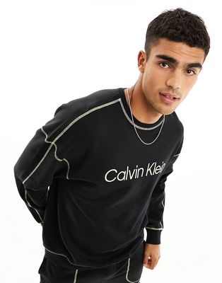 Calvin Klein future shift sweatshirt in black