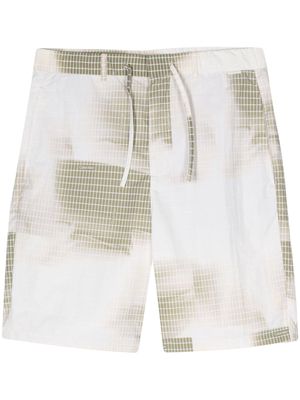 Calvin Klein graphic-print deck shorts - Neutrals
