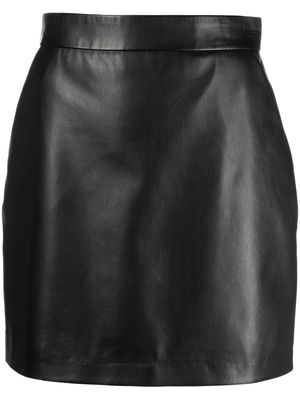 Calvin Klein high-rise A-line miniskirt - Black