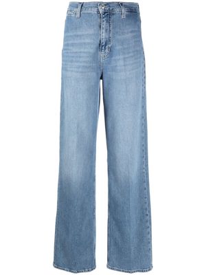 Calvin Klein high-rise wide-leg jeans - Blue