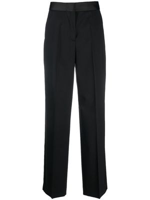 Calvin Klein high-waist tuxedo trousers - Black