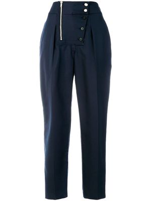 Calvin Klein high waisted trousers - Blue