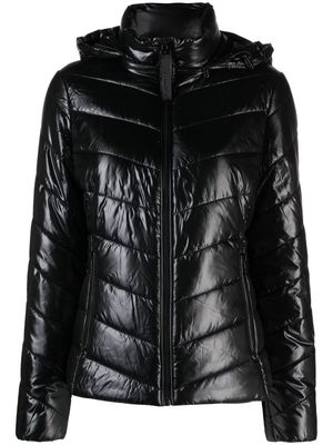 Calvin Klein hooded quilted jacket - Black