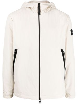 Calvin Klein hooded rain jacket - Neutrals