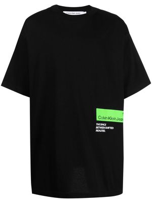 Calvin Klein Hyper Real logo-print T-shirt - Black