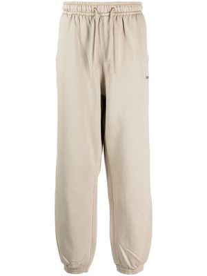 Calvin Klein Institutional logo-embroidered track pants - Brown