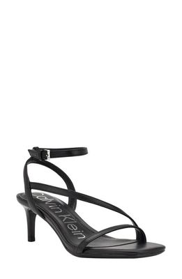 Calvin Klein Iryna Ankle Strap Sandal in Black