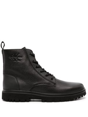 Calvin Klein Jeans 40mm leather boots - Black