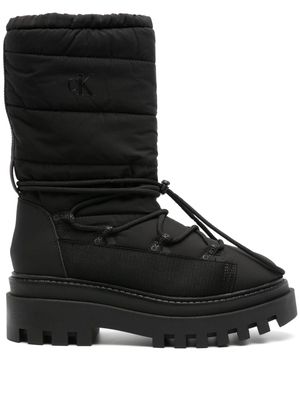 Calvin Klein Jeans 65mm logo-print snow boots - Black