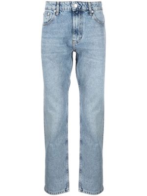 Calvin Klein Jeans Authentic low-rise straight-leg jeans - Blue