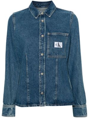 Calvin Klein Jeans classic-collar denim shirt - Blue