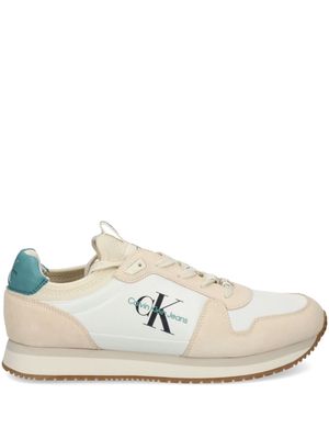 Calvin Klein Jeans colour-block panelled sneakers - White