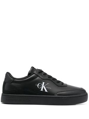 Calvin Klein Jeans Cupsole lace-up leather sneakers - Black