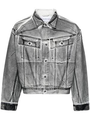 Calvin Klein Jeans denim trucker jacket - Grey