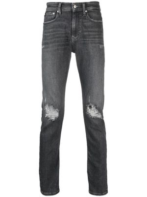 Calvin Klein Jeans distressed slim-fit jeans - Grey