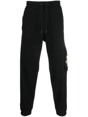 Calvin Klein Jeans embroidered-logo track pants - Black