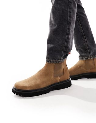 Calvin Klein Jeans Eva suede chelsea boots in multi