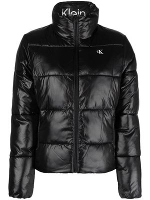 Calvin Klein Jeans glossy-finish padded jacket - Black
