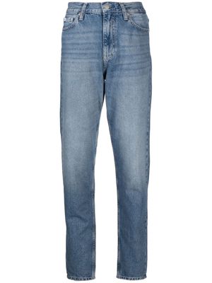 Calvin Klein Jeans high-rise cotton mom jeans - Blue