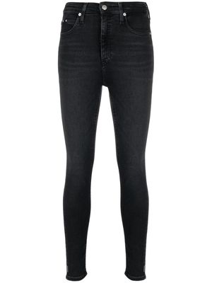 Calvin Klein Jeans high-rise skinny jeans - Black