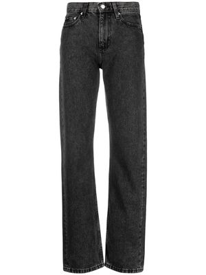 Calvin Klein Jeans high-rise straight-leg jeans - Grey