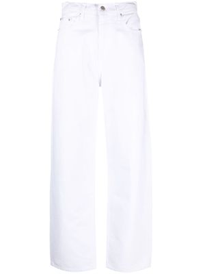 Calvin Klein Jeans high-waist wide-leg jeans - White