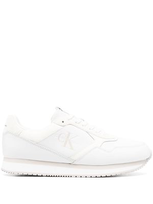 Calvin Klein Jeans lace-up low-top sneakers - White