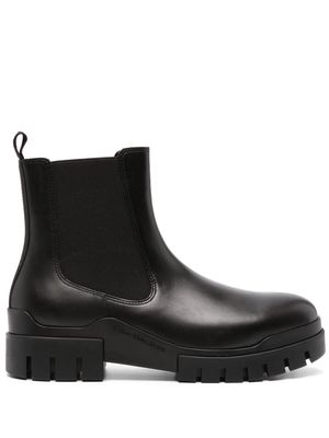 Calvin Klein Jeans leather chunky Chelsea boots - Black