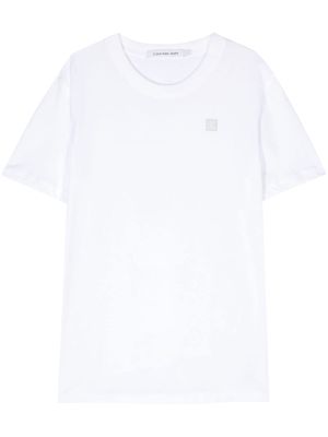 Calvin Klein Jeans logo-appliqué T-shirt - White