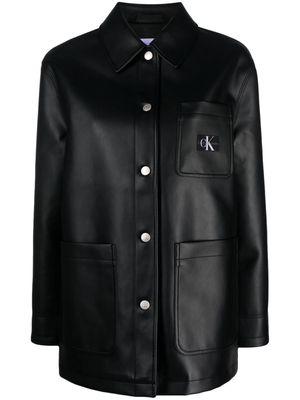 Calvin Klein Jeans logo-patch jacket - Black