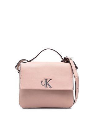 Calvin Klein Jeans logo-plaque crossbody bag - Pink