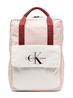 Calvin Klein Jeans logo-print backpack - Pink