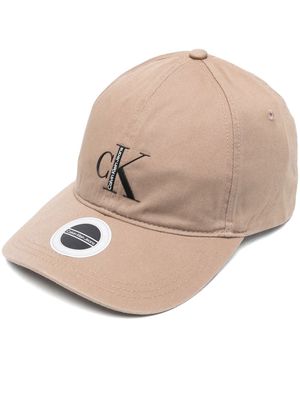 Calvin Klein Jeans logo-print baseball cap - Neutrals