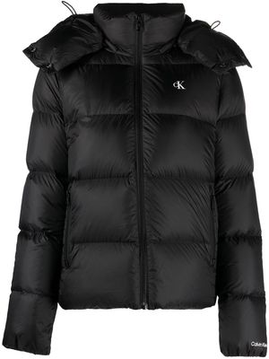 Calvin Klein Jeans logo-print puffer jackets - Black