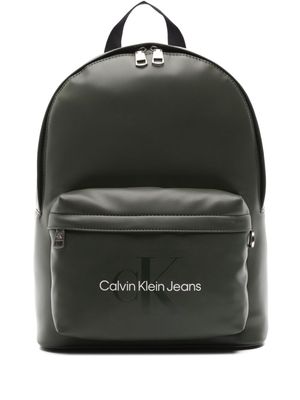 Calvin Klein Jeans logo-print smooth-texture backpack - Green