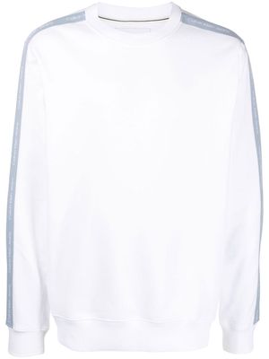 Calvin Klein Jeans logo-tape sweatshirt - White