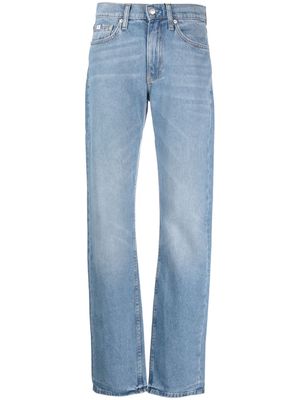 Calvin Klein Jeans low-rise straight-leg jeans - Blue