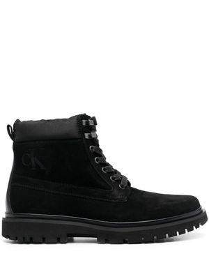 Calvin Klein Jeans Lug lace-up hiking boots - Black