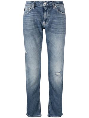 Calvin Klein Jeans mid-rise slim fit jeans - Blue
