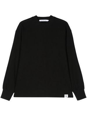 Calvin Klein Jeans Relaxed Waffle jumper - Black