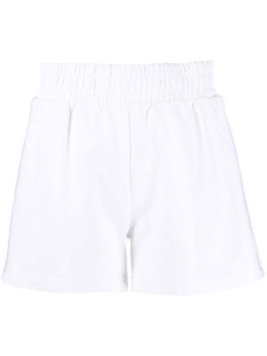 Calvin Klein Jeans side logo-print detail shorts - White