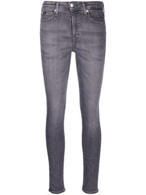 Calvin Klein Jeans slim-cut mid-rise jeans - Grey