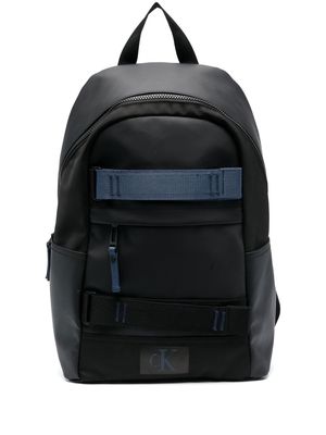 Calvin Klein Jeans strap-detail backpack - Black